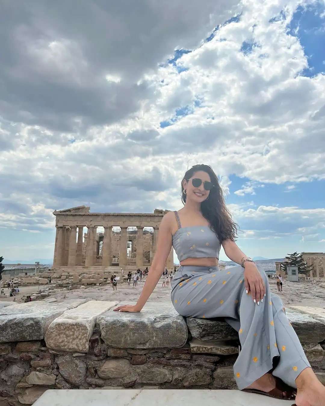 Pragya Jaiswal enjoying Grece