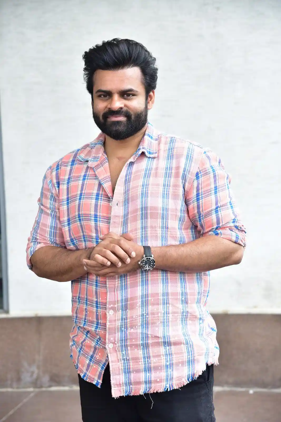 Sai Dharam Tej photos at Bro Movie success celebrations