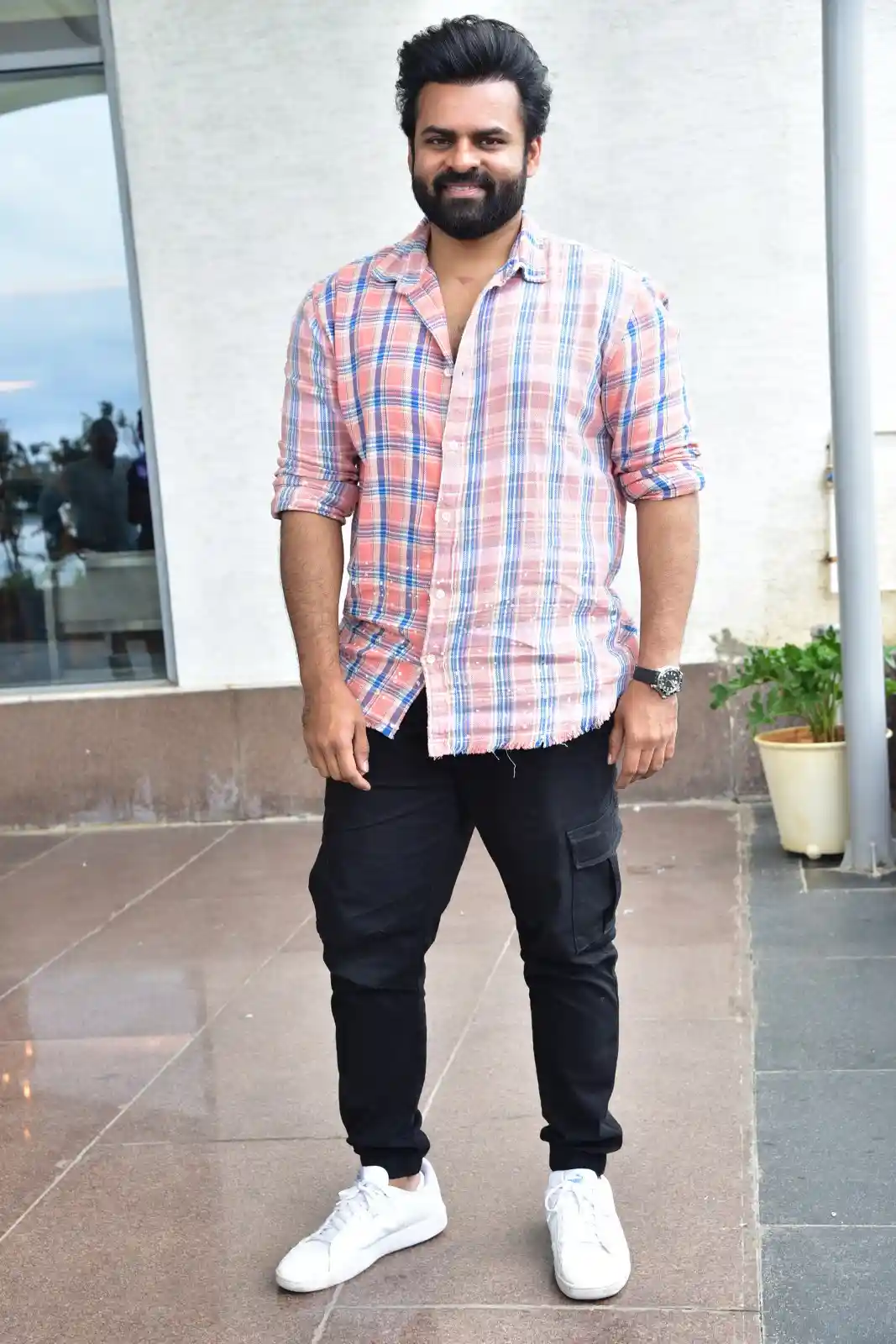 Sai Dharam Tej photos at Bro Movie success celebrations