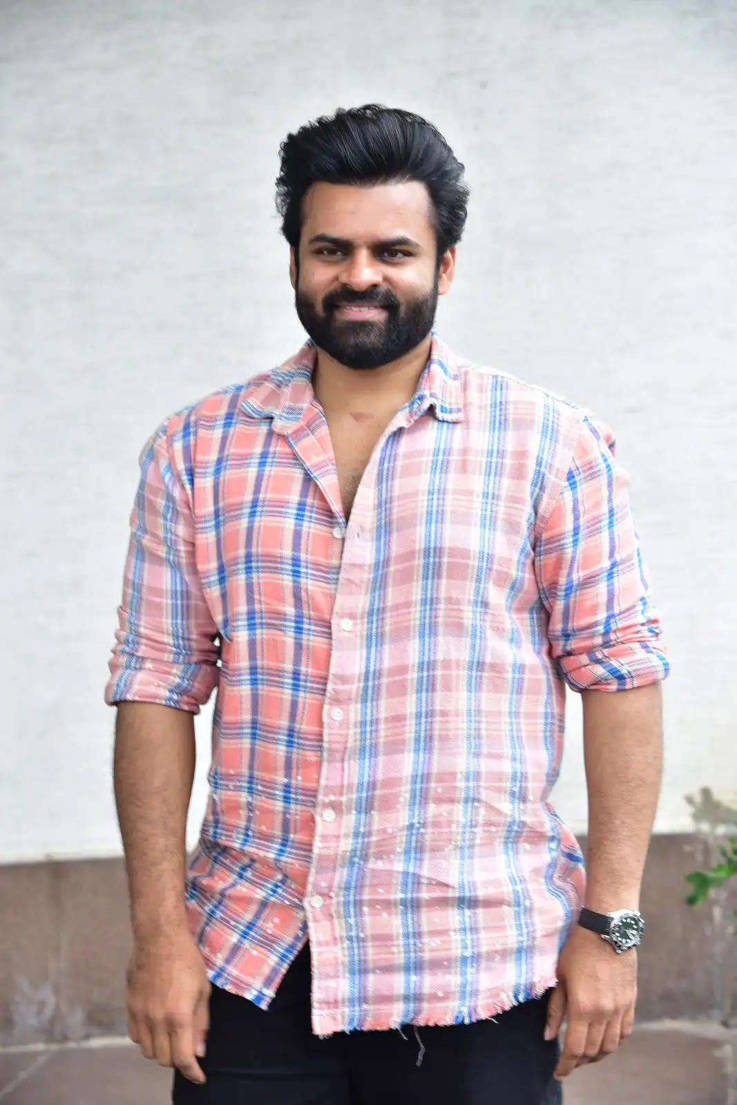 Sai Dharam Tej photos at Bro Movie success celebrations