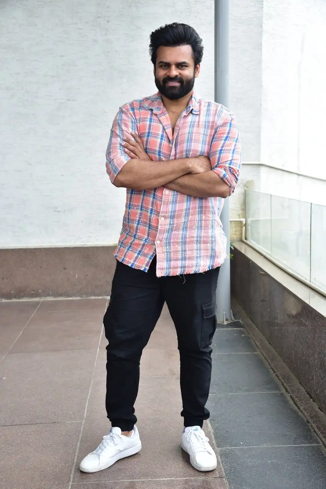 Sai Dharam Tej photos at Bro Movie success celebrations