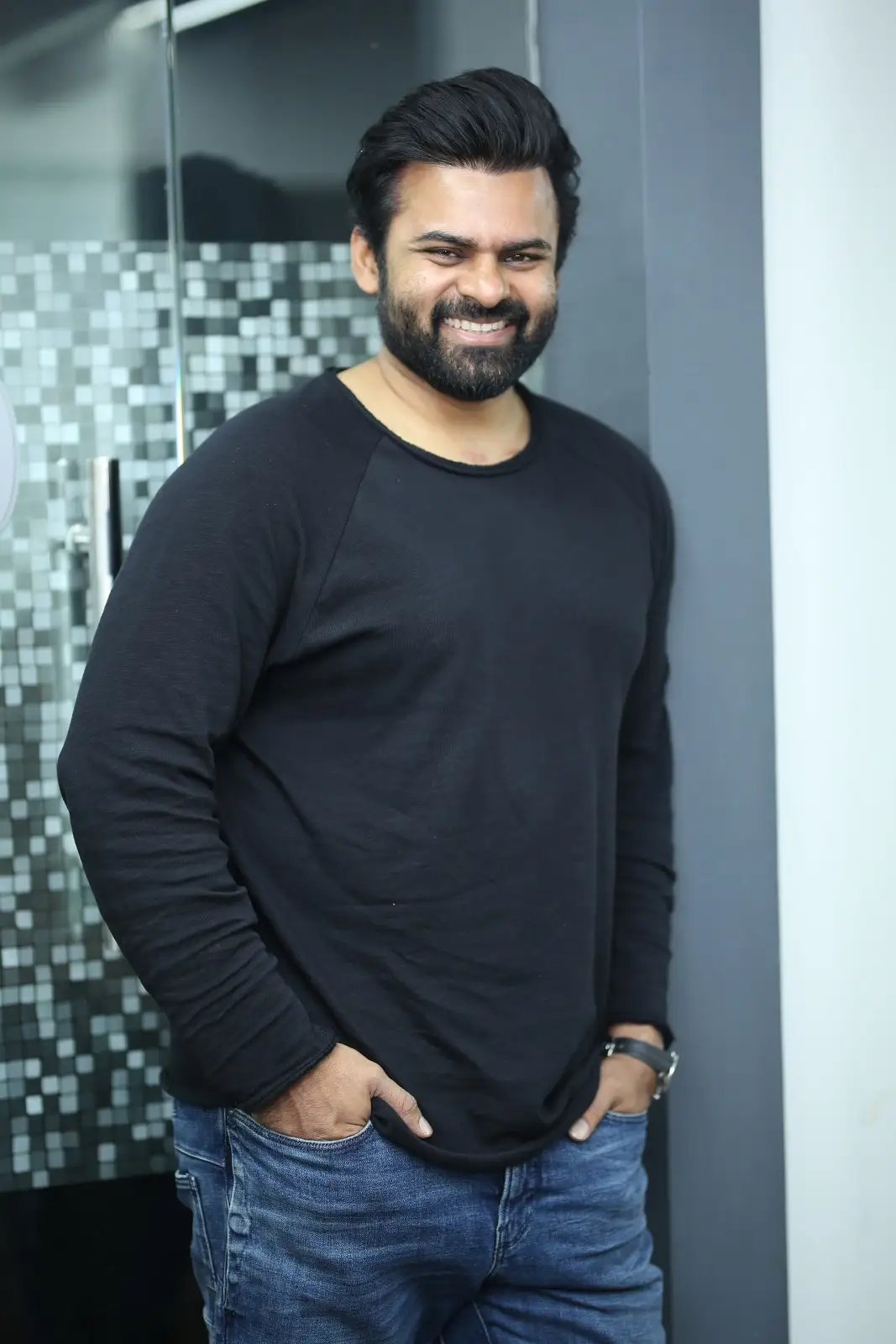 Sai dharam Tej Stylish looks in Bro Movie Promotions