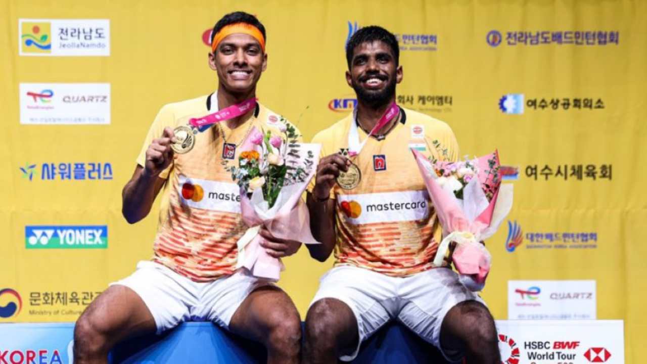 Korea Open 2023 : కొరియా ఓపెన్లో సంచలనం.. సాత్విక్-చిరాగ్ జోడిదే టైటిల్ Korea Open 2023 : కొరియా ఓపెన్లో సంచలనం.. సాత్విక్-చిరాగ్ జోడిదే టైటిల్