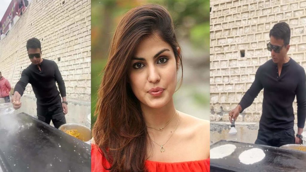 Sonu Sood Makes Dosa For Rhea Chakraborty