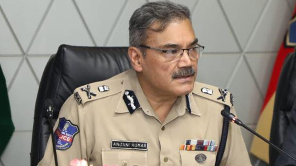 Telangana DGP Anjani Kumar respond on kids in car boot photo