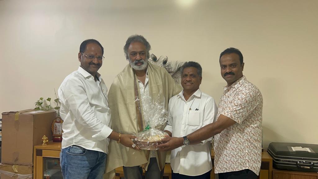 Telugu Film Chamber President Dil Raju meeting with board members
