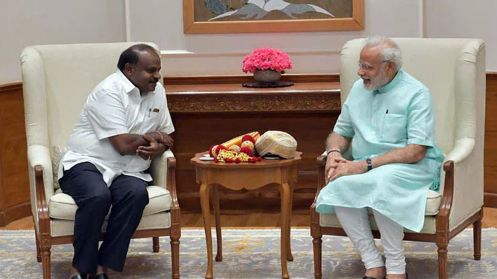 HD Kumaraswamy declared that his party has decided to will ally with the BJP in the interest of the state