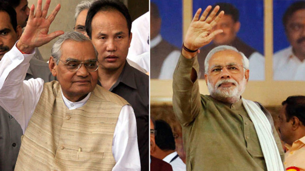 Vajpayee defeated in No Confidence Motion and modi won first then now facing second one