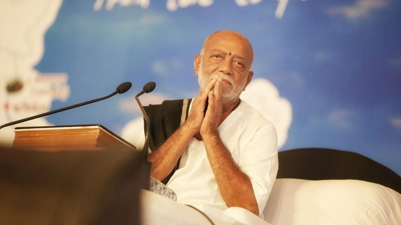 Morari Bapu Dwadasa: ఆంధ్రప్రదేశ్కు చేరుకున్న మొరారి బాపు ద్వాదశ జ్యోతిర్లింగ రామ్ కథ Morari Bapu Dwadasa: ఆంధ్రప్రదేశ్కు చేరుకున్న మొరారి బాపు ద్వాదశ జ్యోతిర్లింగ రామ్ కథ