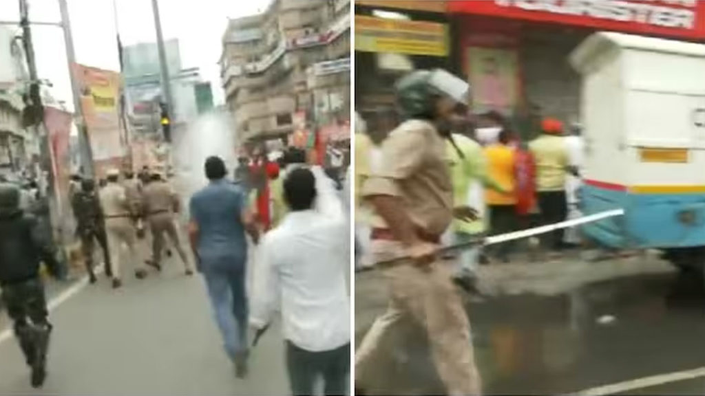 BJP, bjp leader, lathicharged, protests, Patna, bihar, nitish kumar, crime