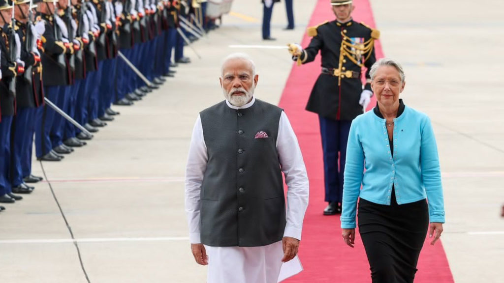 Modi arrives in France to attend Bastille Day parade and he is special guest