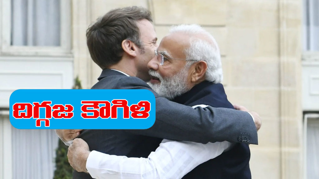 India a giant in world history says French President as he shares pic hugging PM Modi
