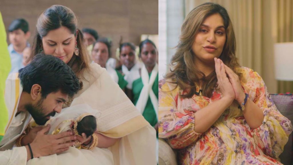 Upasana request to mega fans dont gave any tags to Ram Charan daughter