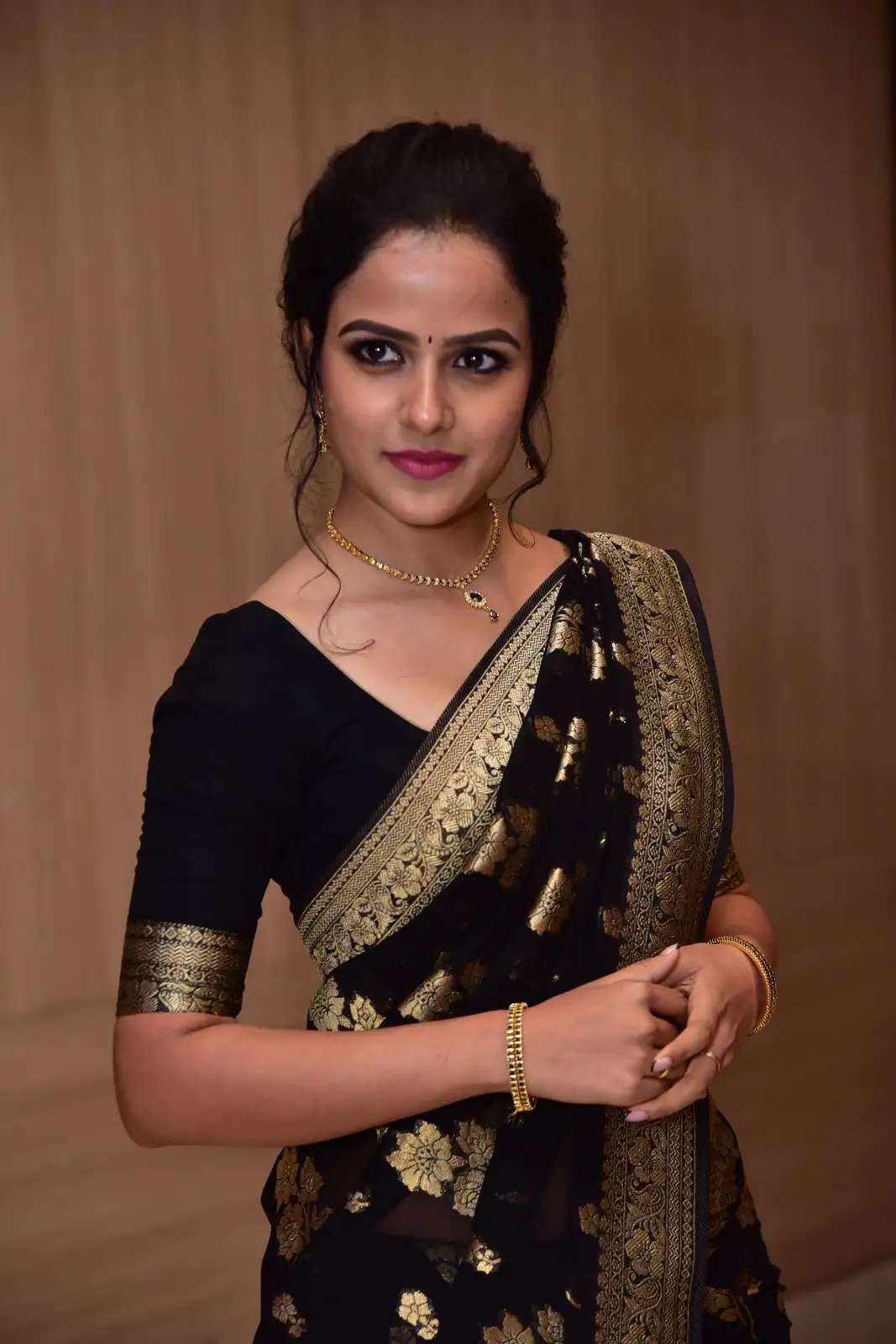 Vaishnavi Chaitanya Saree Photos at Baby Movie Success event