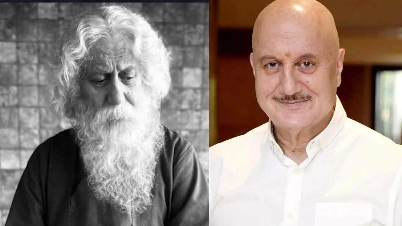 Anupam Kher : రవీంద్రనాధ్ ఠాగూర్ గా అనుపమ్ ఖేర్.. ఈ ఫోటో చూశారా? అచ్చు దింపేశారు.. Anupam Kher : రవీంద్రనాధ్ ఠాగూర్ గా అనుపమ్ ఖేర్.. ఈ ఫోటో చూశారా? అచ్చు దింపేశారు..