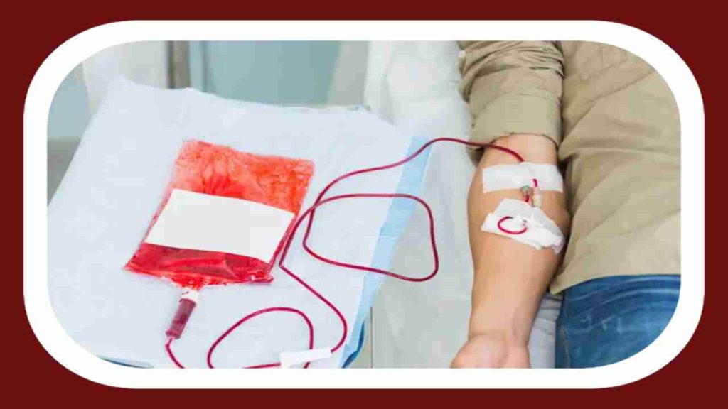 donating blood