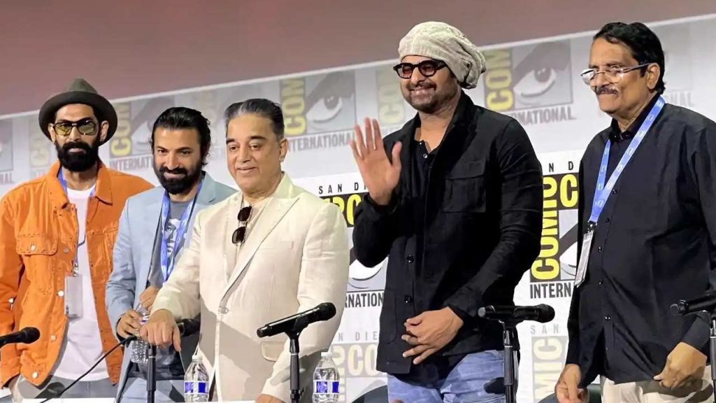 Project K Kalki 2898 AD Movie has 2 villains including Kamal Haasan Nag Ashwin Revealed on Comic Con Stage