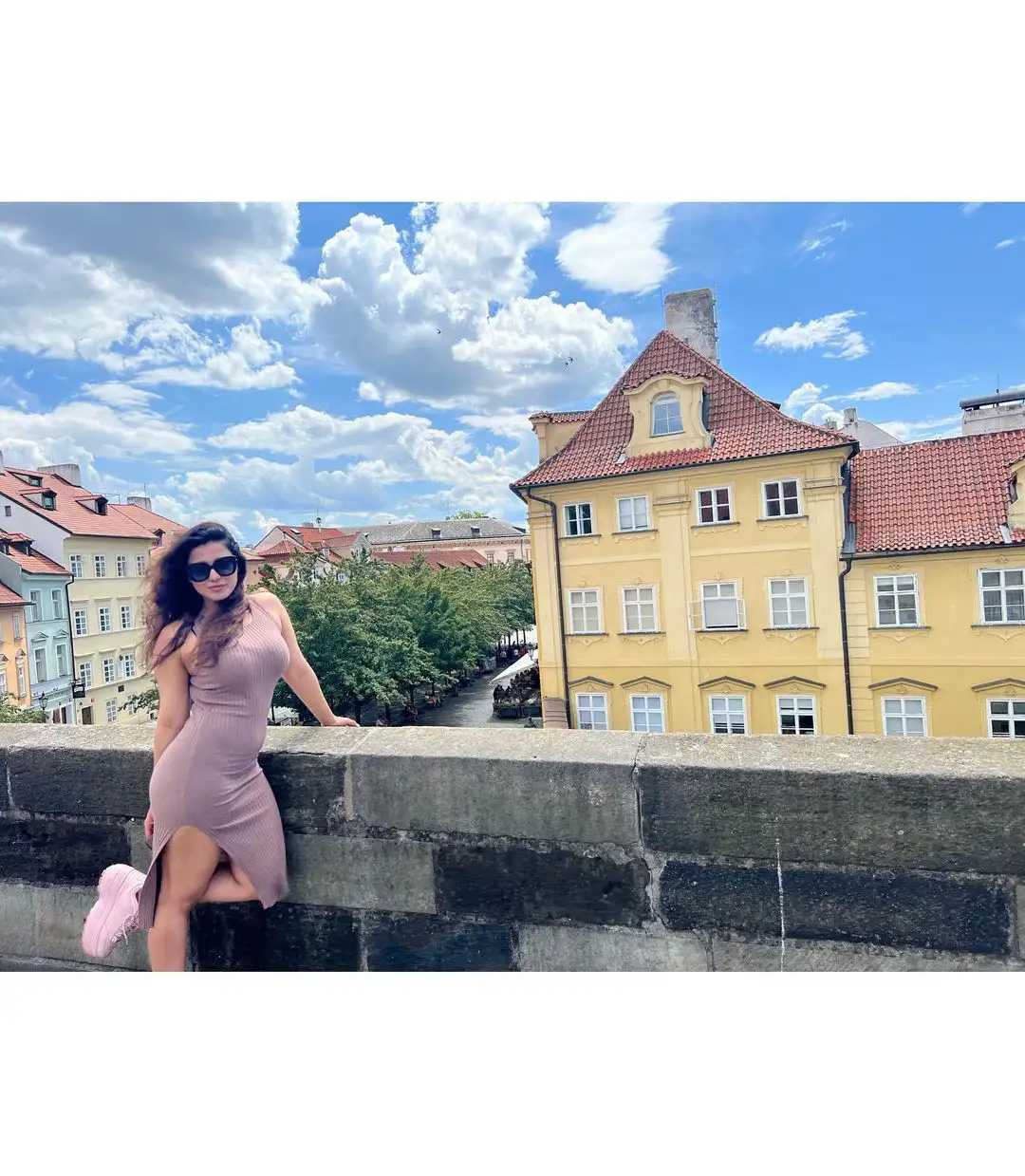 Ketika Sharma enjoying in Prague