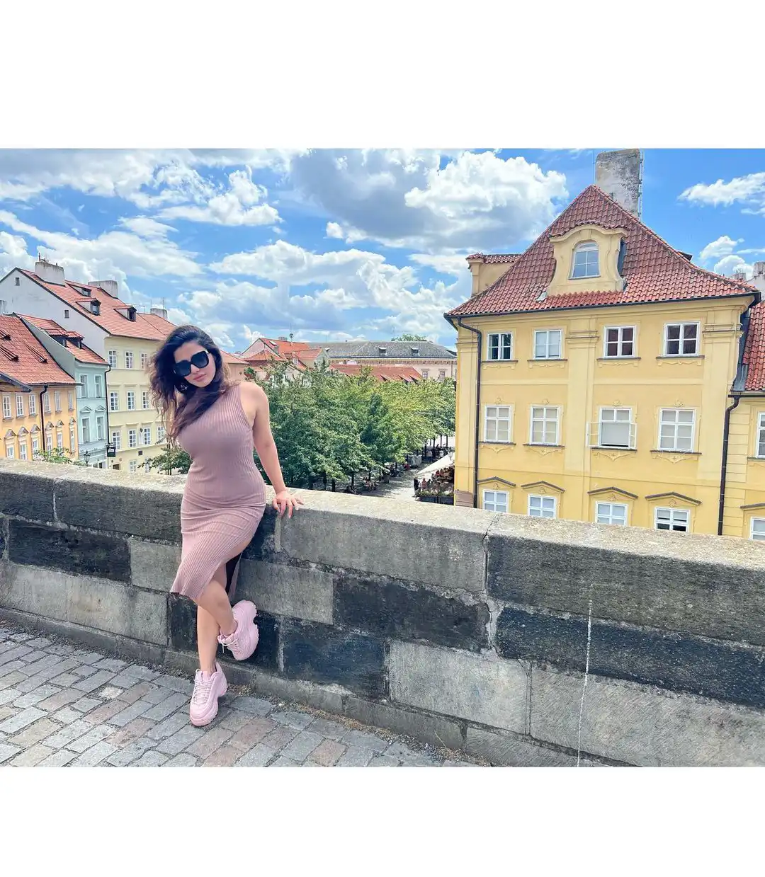 Ketika Sharma enjoying in Prague