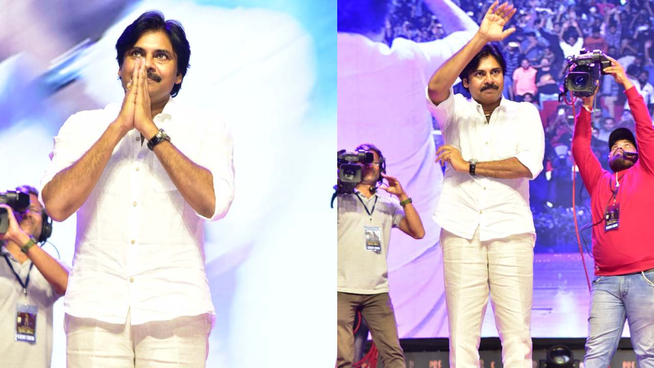 Pawan Kalyan : ‘బ్రో’ ప్రీ రిలీజ్ ఈవెంట్.. పవన్ కళ్యాణ్ స్టైలిష్ లుక్స్..
