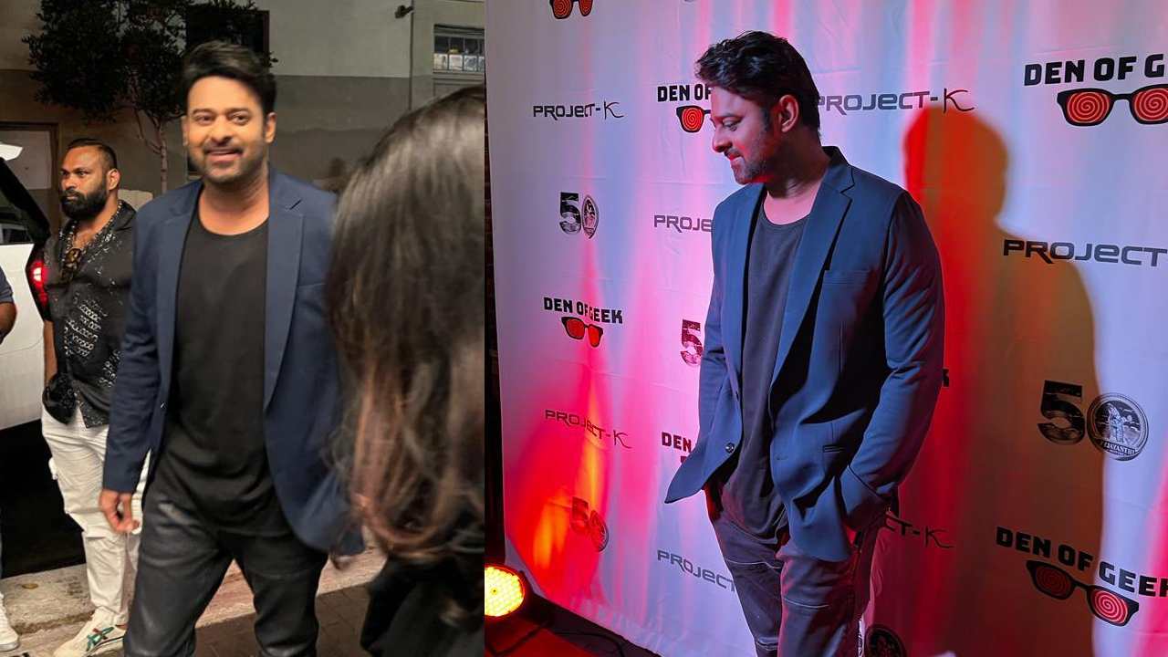 Prabhas Grand Entry : హాలీవుడ్ కామిక్ కాన్ ఈవెంట్లో ప్రభాస్ గ్రాండ్ ఎంట్రీ.. ప్రభాస్ ఫోటోలు చూశారా??