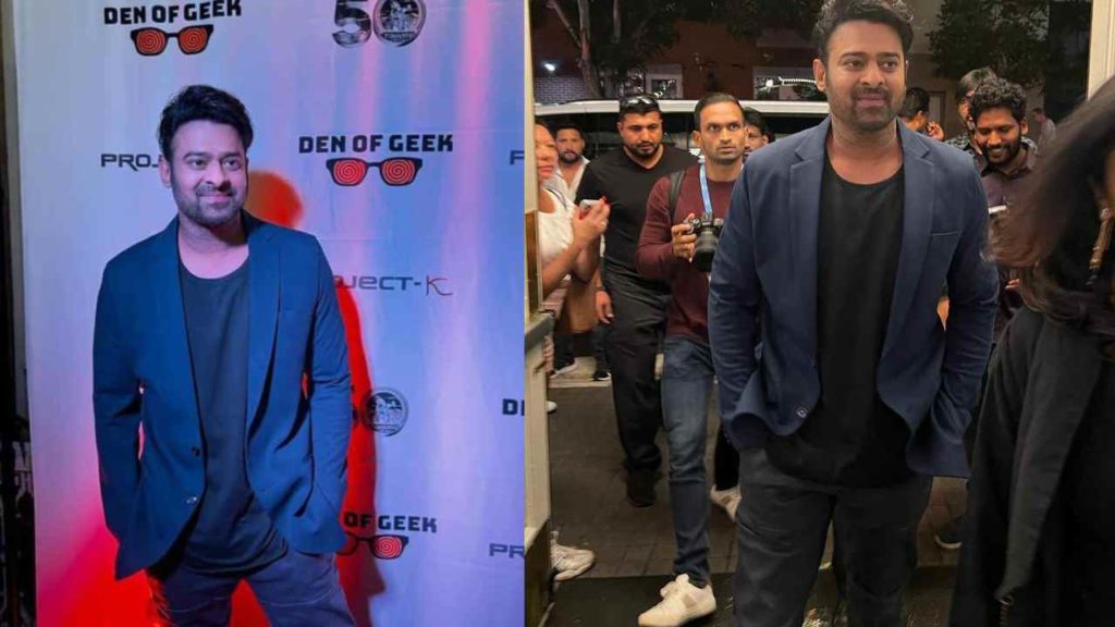 Prabhas Grand Entry in San Diego Comic Con Event with new Look