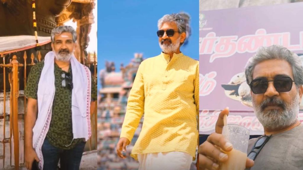 Rajamouli special tweet on Tamilanadu Trip and praising Tamil Temples and Food