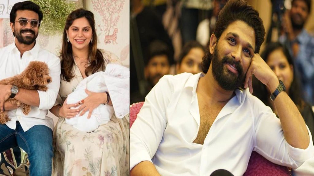 Allu Arjun send costly gift to Ram Charan daughter Klin Kaara