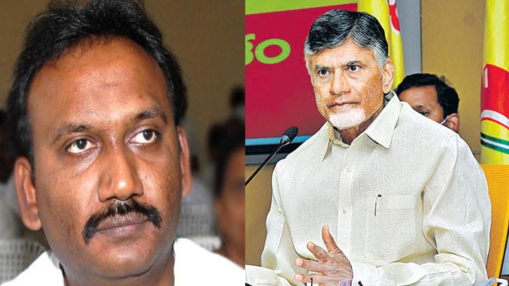 Amanchi Krishnamohan Angry Chandrababu