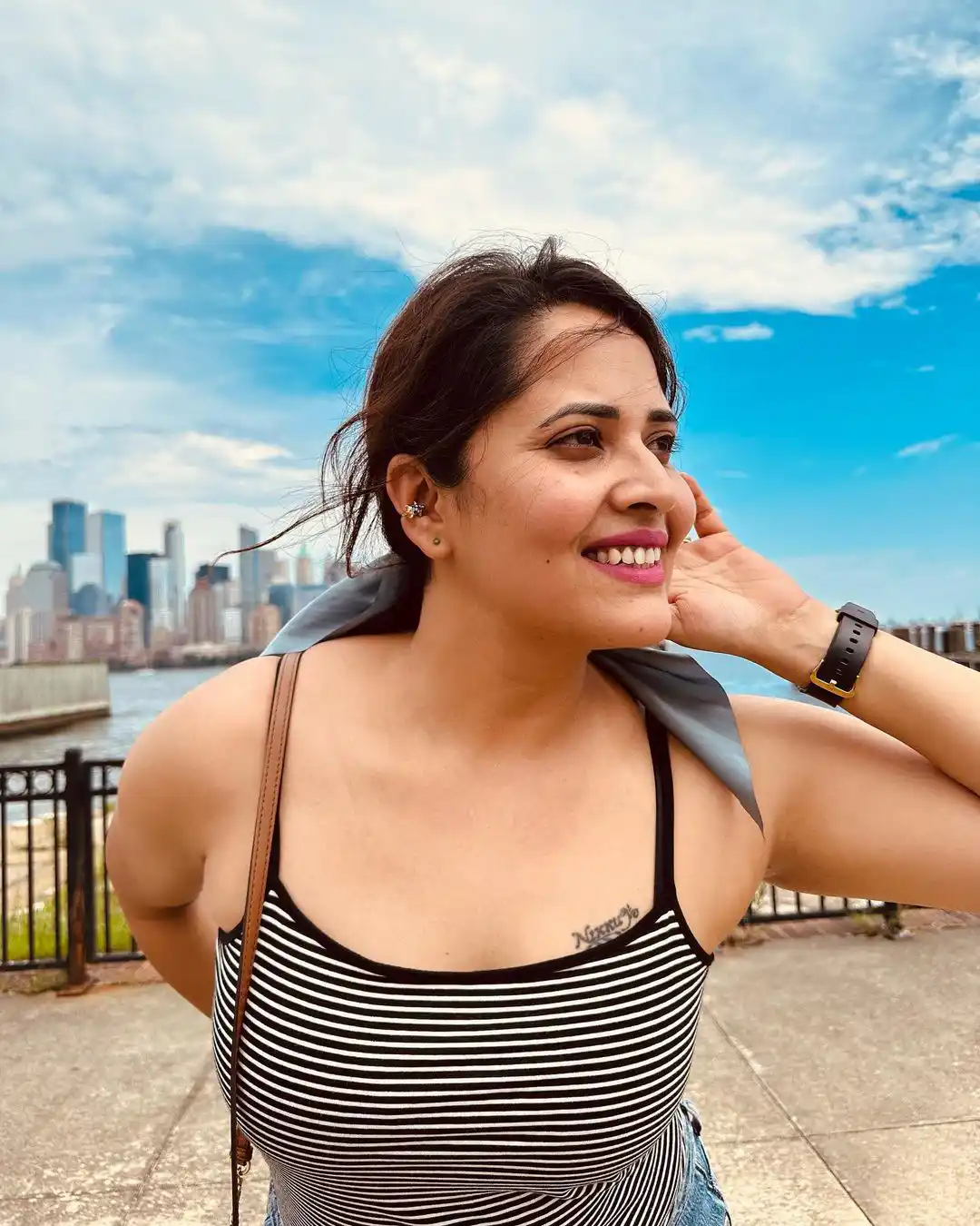 Anasuya Bharadwaj Enjoying America Tour
