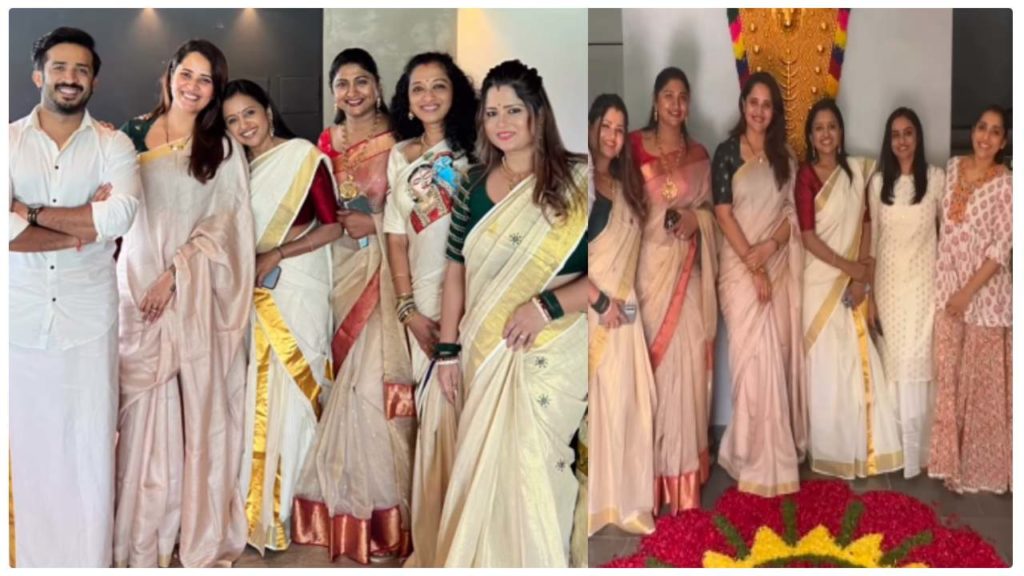 Anchor Suma Onam treat to all Tollywood Anchors Rashmi Gautam Anasuya Bharadwaj