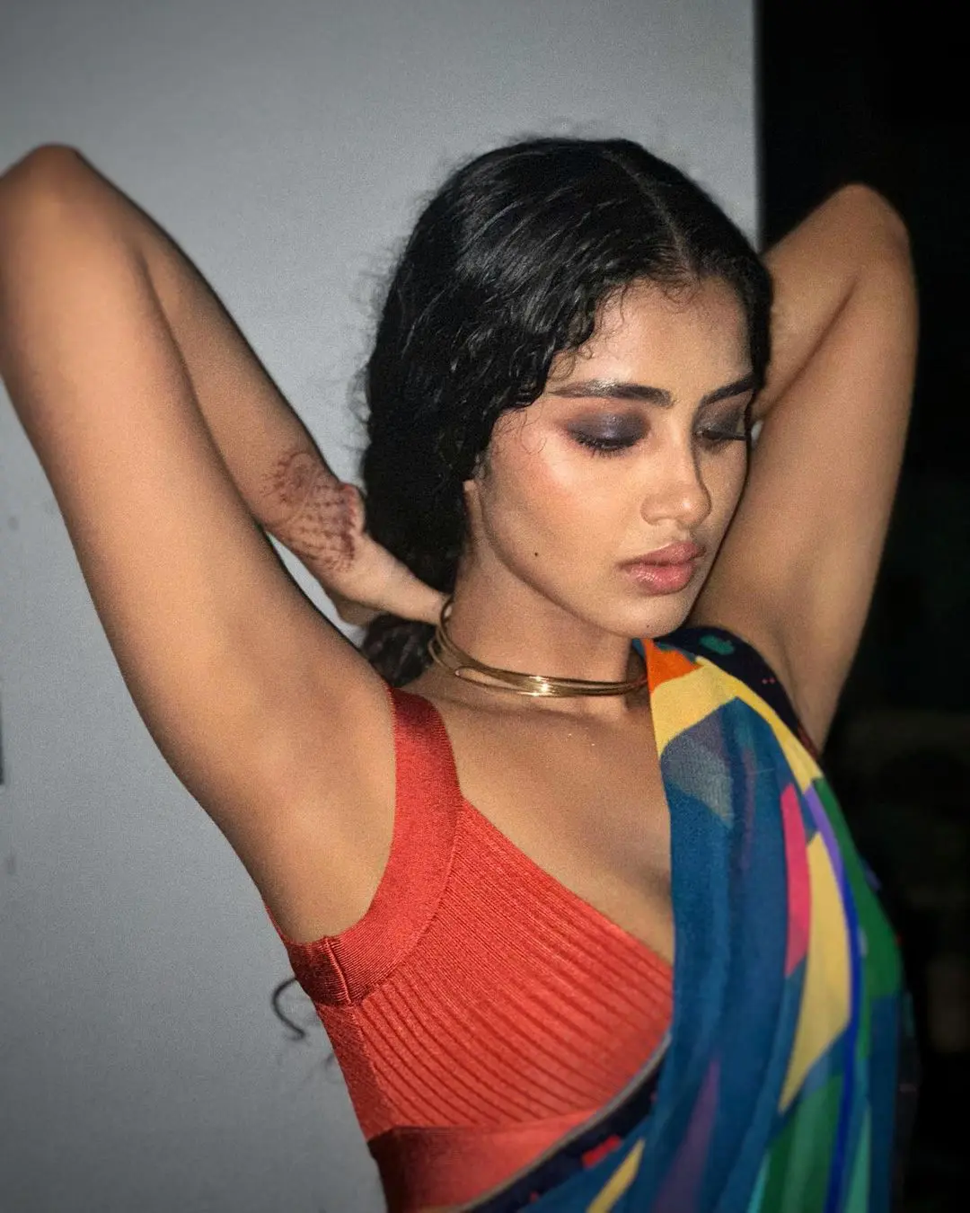 Anupama Parameswaran latest saree photos gone viral