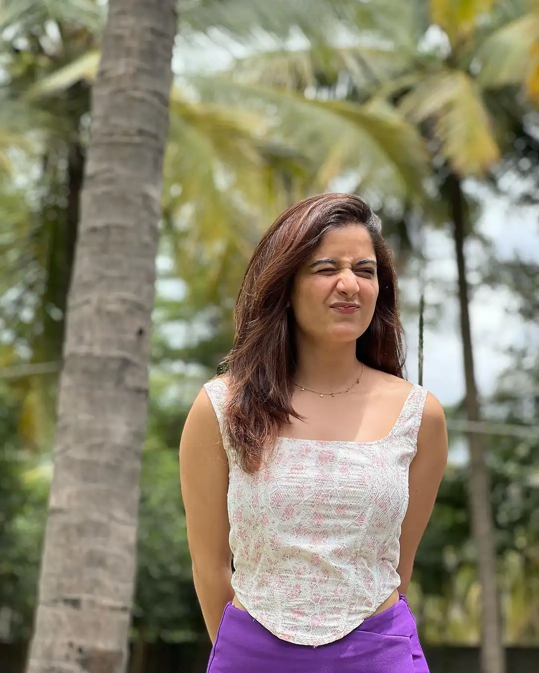 Ashika Ranganath Special Photos in Short Skirt