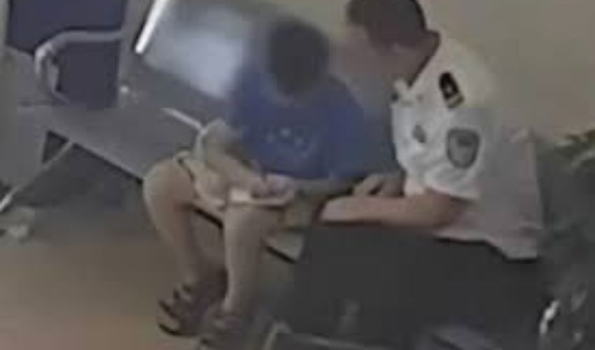 Boy police complaint on Mother