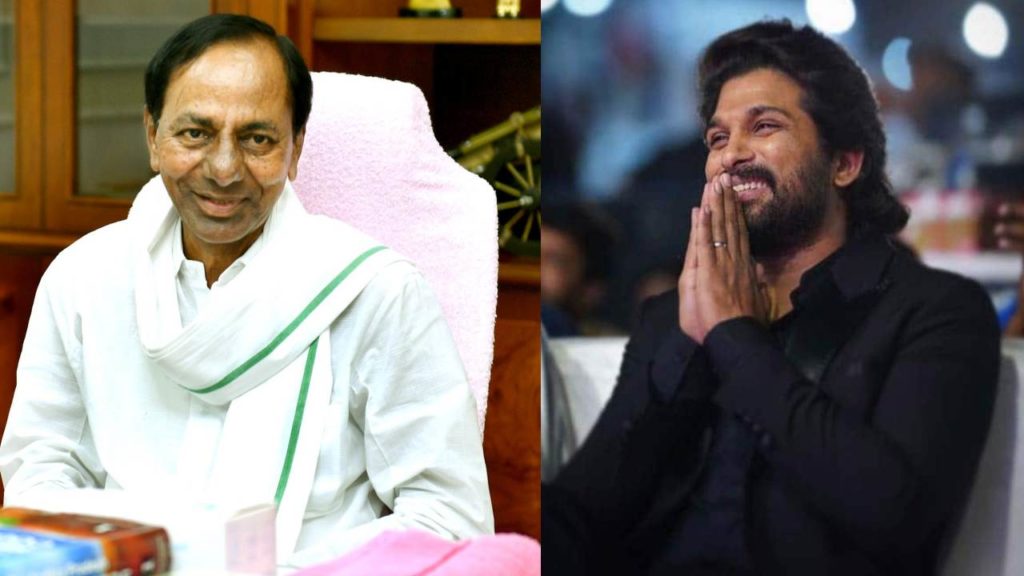 CM KCR-Allu Arjun