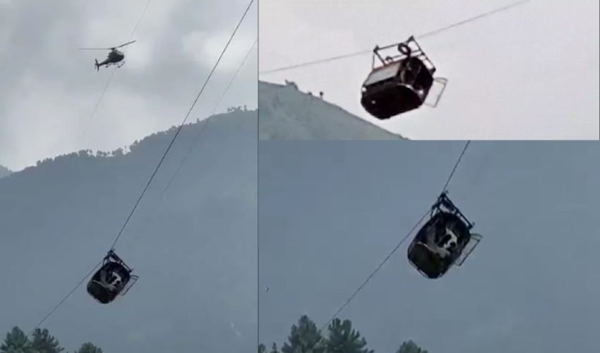 Cable car cable snaps in Pakistan
