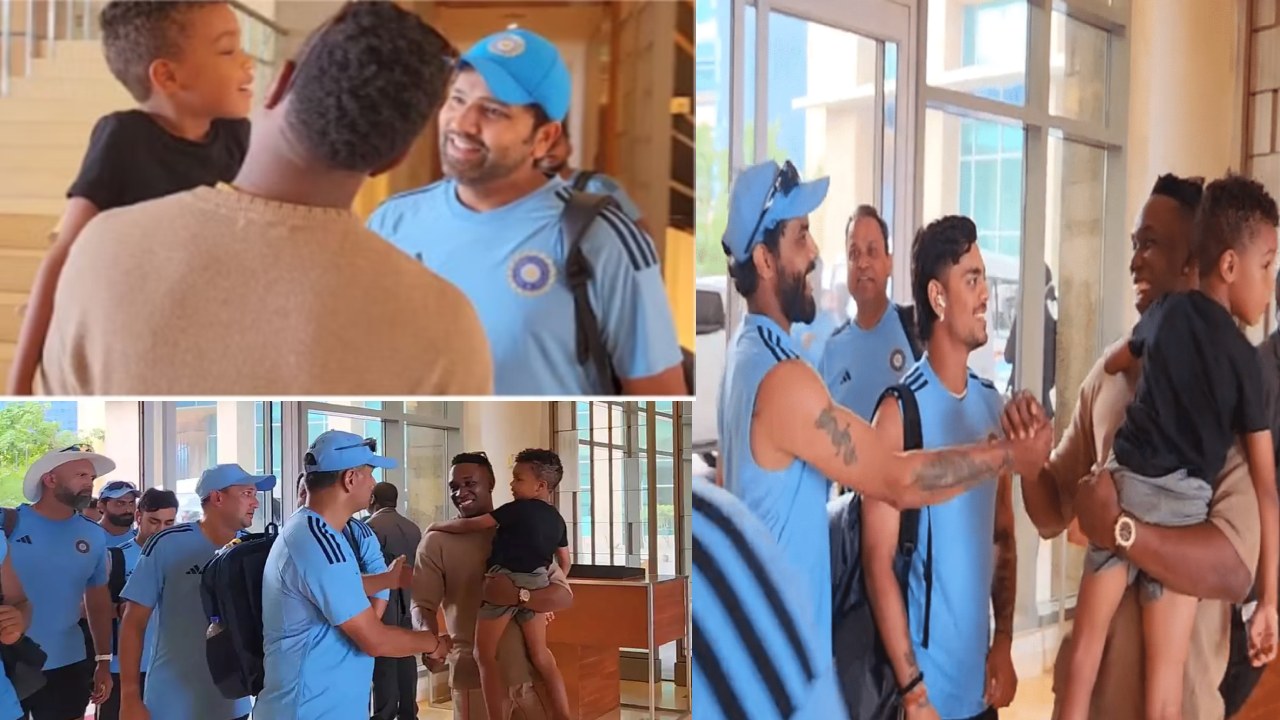 IND vs WI : భారత జట్టుకు కొడుకుతో కలిసి వెల్కమ్ చెప్పిన మాజీ సీఎస్కే ఆల్రౌండర్.. గుర్తు పట్టారా..? IND vs WI : భారత జట్టుకు కొడుకుతో కలిసి వెల్కమ్ చెప్పిన మాజీ సీఎస్కే ఆల్రౌండర్.. గుర్తు పట్టారా..?