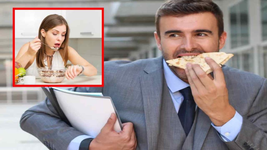 Eating too fast