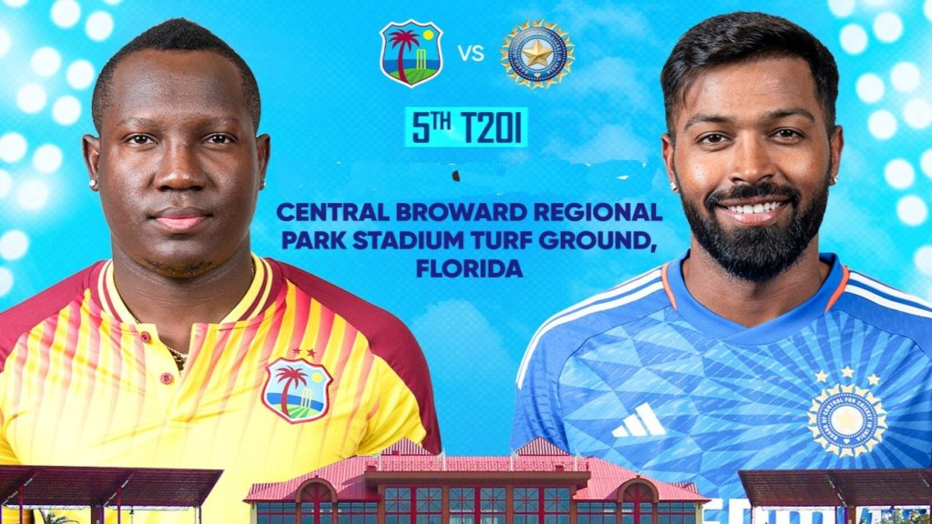 IND VS WI 5th T20