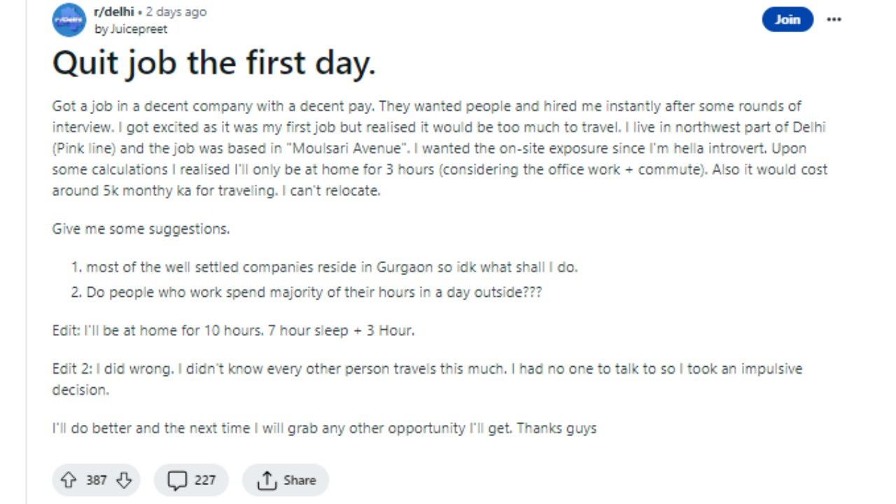 Job Resignation