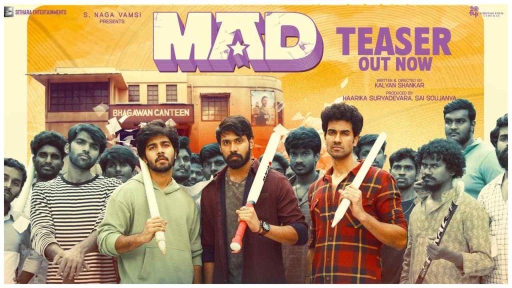 Kalyan Shankar Naga Vamsi MAD Movie Teaser released
