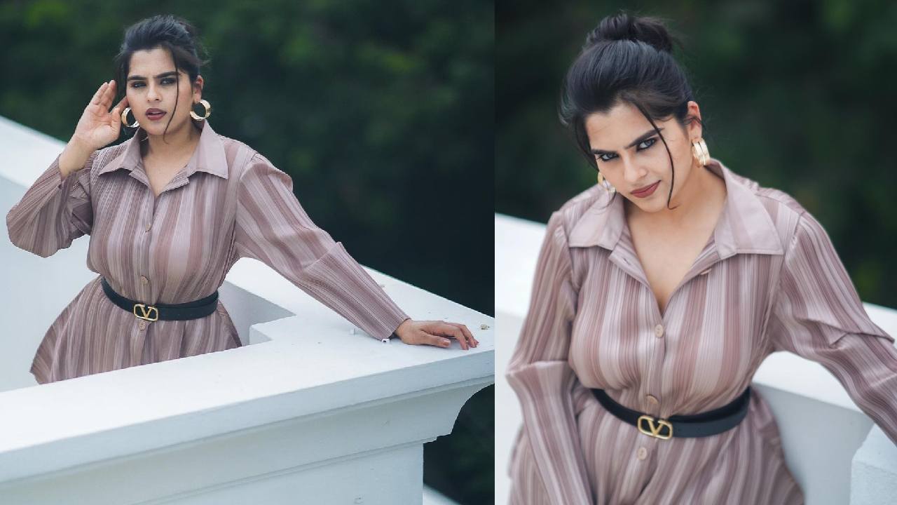 Kavya Kalyanram : కాటుక కళ్ళతో కవ్విస్తున్న కావ్య కళ్యాణ్ రామ్..