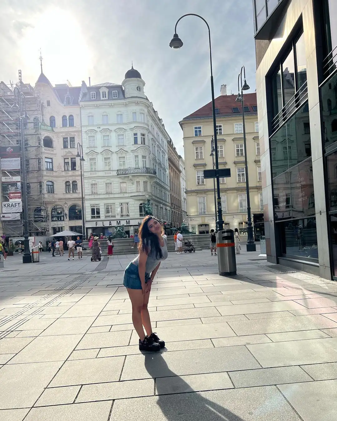 Ketika Sharma Photos in Short Skirt enjoying at Austria