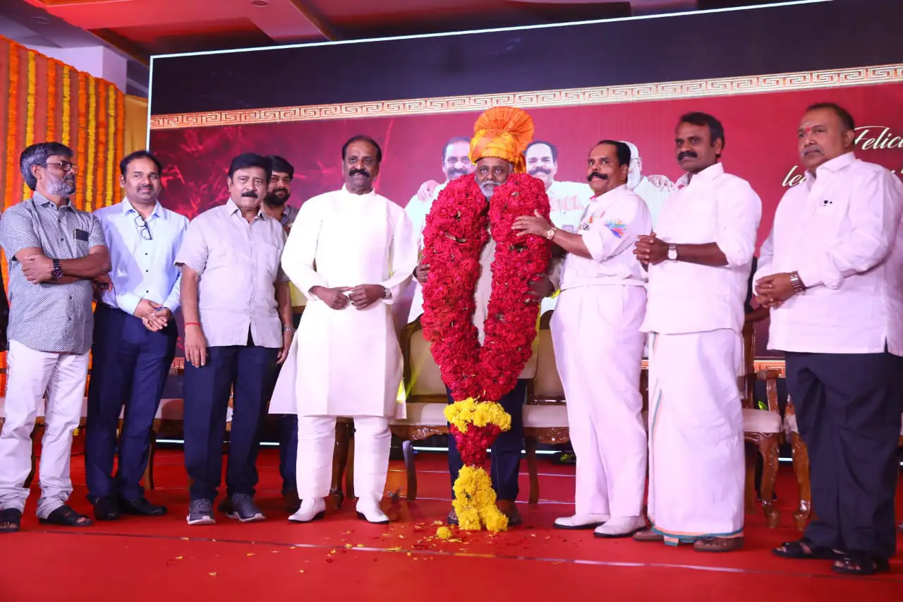 Felicitation to MM Keeravani in Gentlemen 2 Movie opening Ceremony
