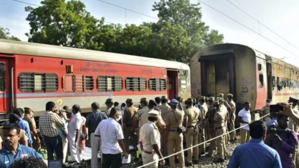 Madurai Train Fire Accident
