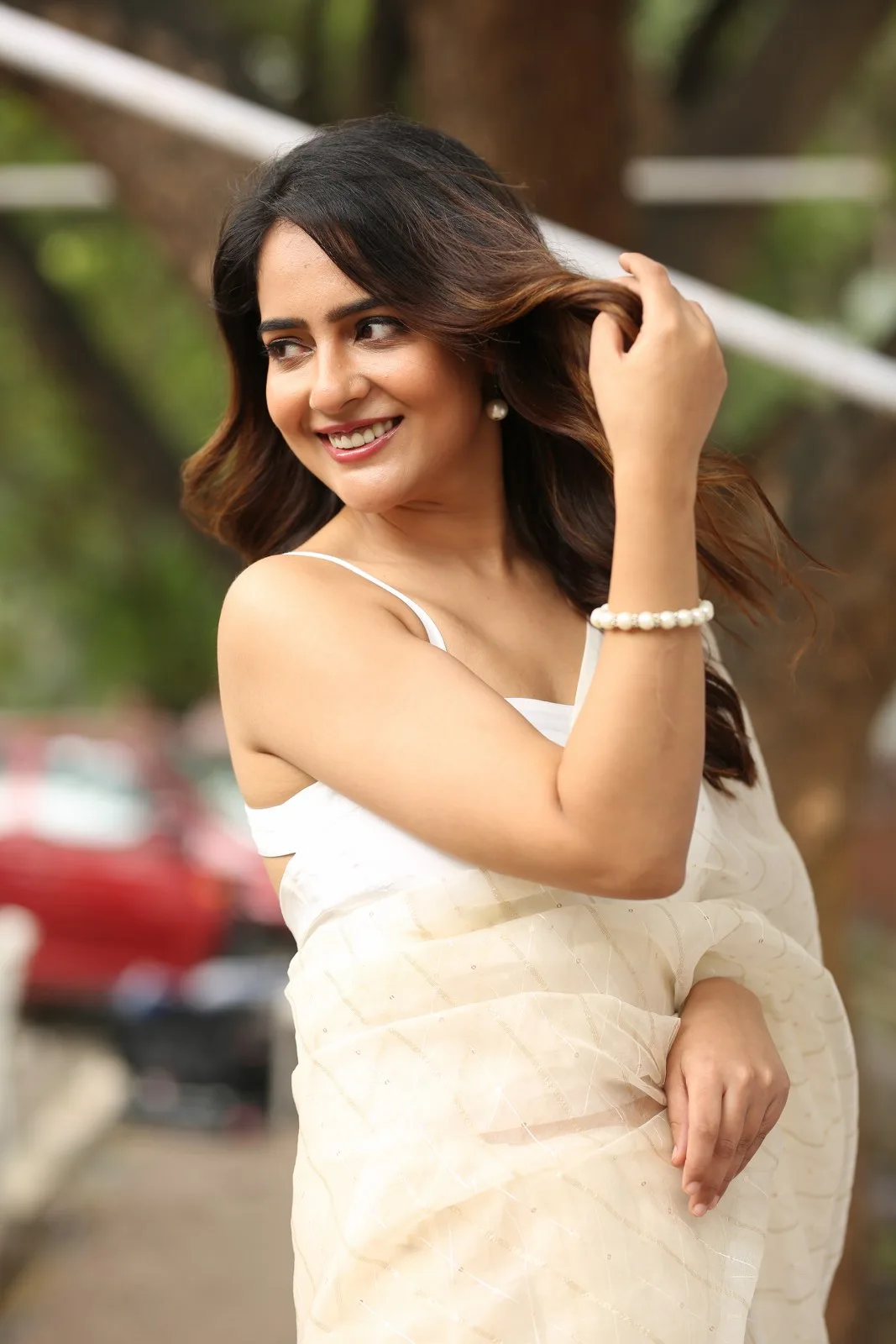 Malvi malhotra Photos at Raj Tarun Thiragabadara Saami movie Pressmeet