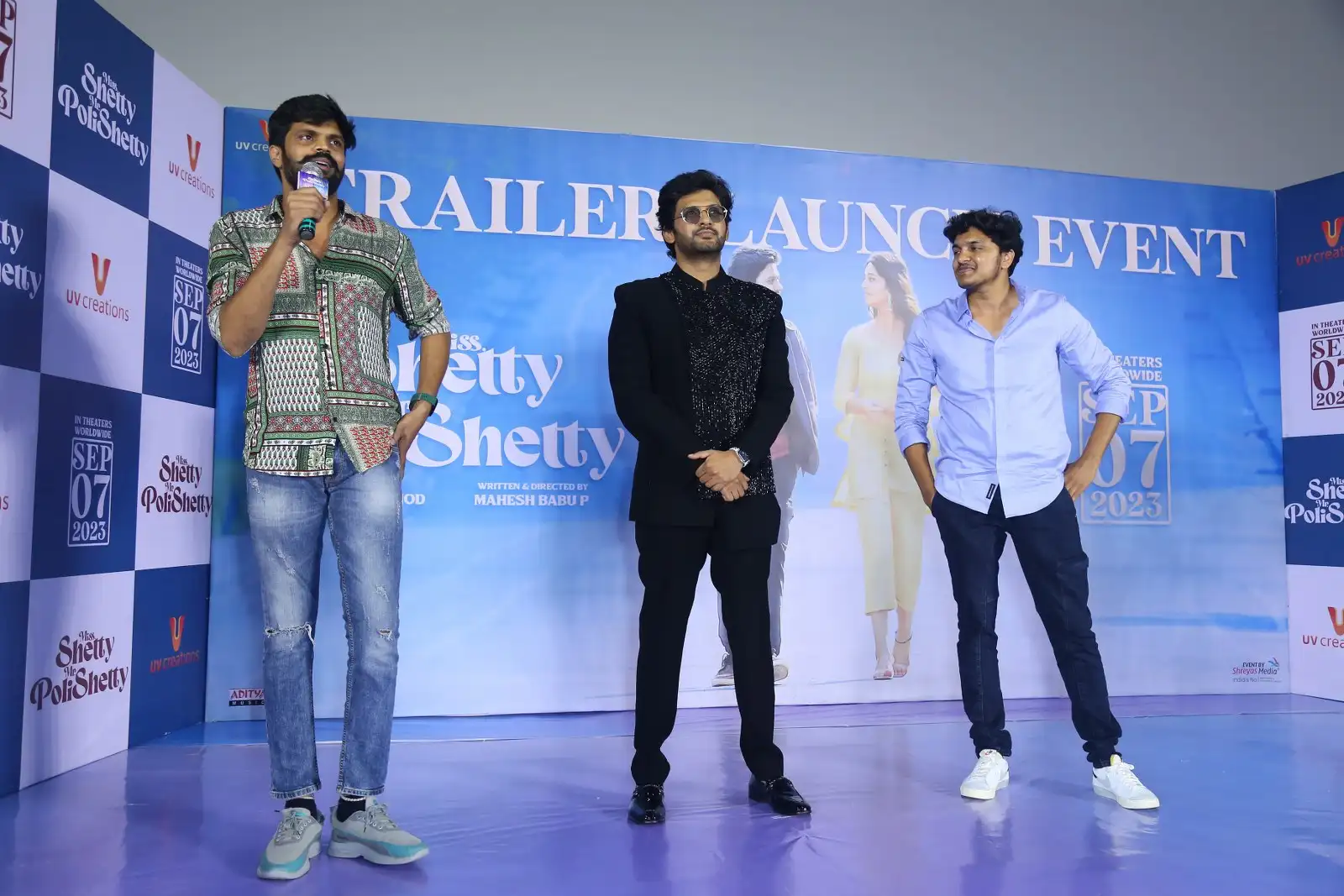 Miss Shetty Mr Polishetty Trailer launch Event
