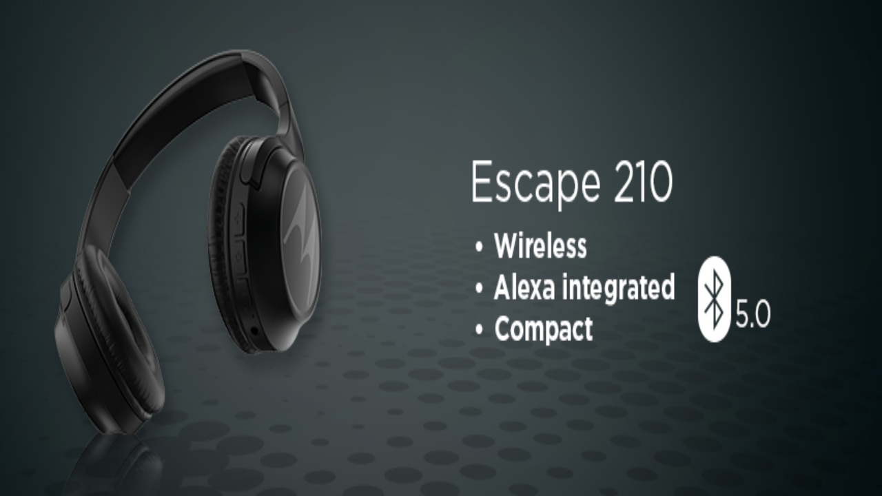 Motorola Escape 210 Bluetooth Headphone price drops