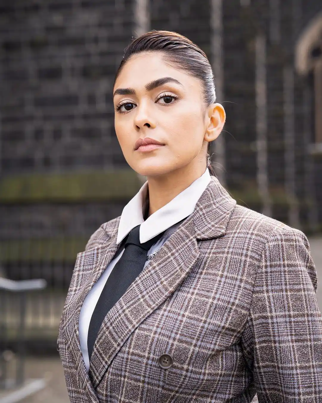 Mrunal Thakur Stylish Poses in Suit at Australia