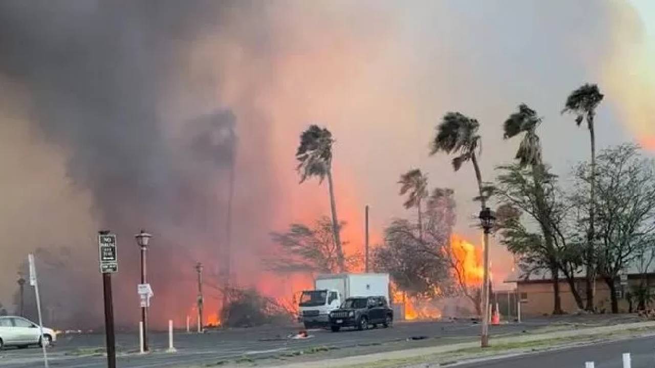 Hawaii fires: అమెరికాలోని హవాయిలో కార్చిచ్చు బీభత్సం.. 36 మంది సజీవ దహనం Hawaii fires: అమెరికాలోని హవాయిలో కార్చిచ్చు బీభత్సం.. 36 మంది సజీవ దహనం